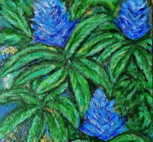 Blissful Blue Cannabis © Rio Shayne